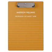 Minimaal stijlvol, modern klembord (Voorkant)