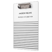 Minimaal stijlvol, modern klembord (Links)