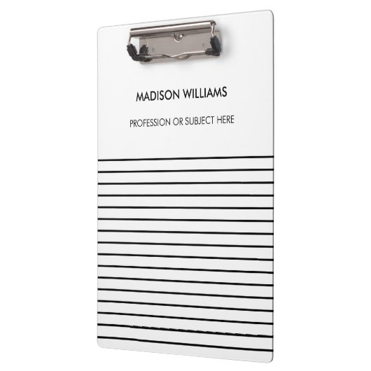 Minimaal stijlvol, modern klembord (Links)