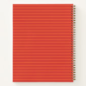 Minimaal stijlvol, modern Notitieboek (Achterkant)