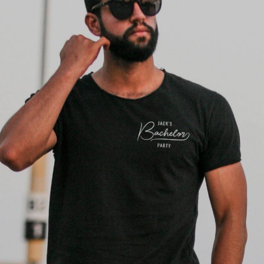 Minimaal Stijlvol T-Shirt voor een Verjaardagsfees