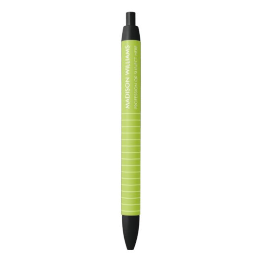 Minimaal stijlvol Trendy Modern Zwarte Inkt Pen (Voorkant Verticaal)