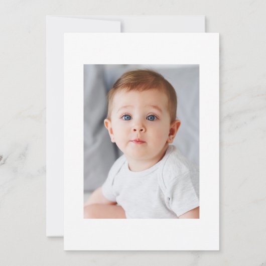 Minimaal stoffig roos Eerste Heilige Communie Kaart (Achterkant)