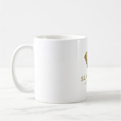 Minimaal Superheld Vaderdag Design Koffiemok (Links)