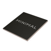 Minimaal Tekstontwerp – Schone Typografie Esthetie Tegeltje (Zijkant)