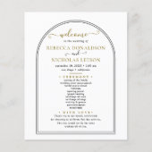 Minimaal tekstweduwprogramma voor script (Voorkant)