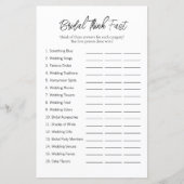 Minimaal "Think Fast" Vrijgezellenfeest spel (Voorkant)