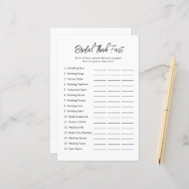 Minimaal "Think Fast" Vrijgezellenfeest spel