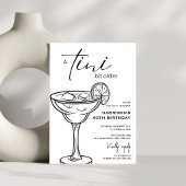 Minimaal 'tini beetje ouder! Cocktail verjaardagsf Kaart