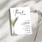 Minimaal 'tini beetje ouder! Cocktail verjaardagsf Kaart