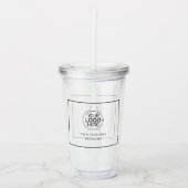Minimaal toevoegen Business Logo-kader Acryl Drinkbeker (Voorkant)