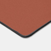 Minimaal Tropisch Palmbomenpatroon Terracotta Bureaumat (Hoek)