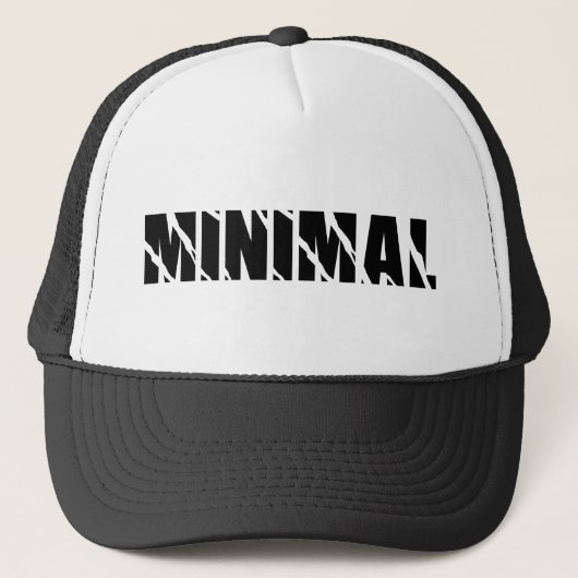 minimaal trucker pet (Voorkant)