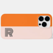 Minimaal twee kleuren blok Roos roze Sinaasappel m Case-Mate iPhone Case (Achterkant (horizontaal))