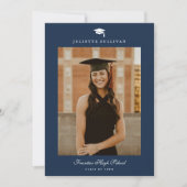 Minimaal type foto-Afstuderen Kaart (Voorkant)