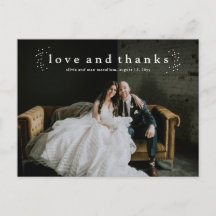 Minimaal type liefde en Bedankt fotohuwelijk