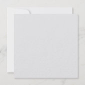 Minimaal typografisch feestje, toch formeel huweli kaart (Achterkant)