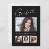 Minimaal uniek Afstudeerder voor Calligrafie-inkt Aankondiging (Voorkant)