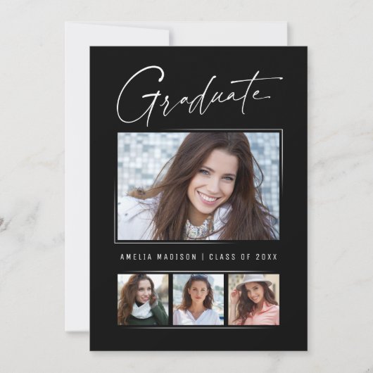 Minimaal uniek Afstudeerder voor Calligrafie-inkt  Aankondiging (Voorkant)