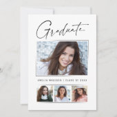 Minimaal uniek Afstudeerder voor Calligrafie-inkt Aankondiging (Voorkant)