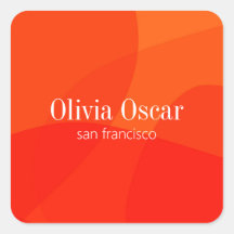 Minimaal uniek rood Sinaasappel Abstracte kunst cr