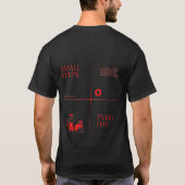 Minimaal unisex T-shirt (Achterkant)