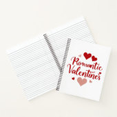 Minimaal Valentijnsdag Liefde Typography Design | Notitieboek (Binnen)
