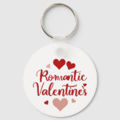 Minimaal Valentijnsdag Liefde Typography Design | Sleutelhanger (Achterkant)