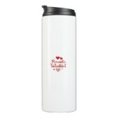 Minimaal Valentijnsdag Liefdes Typography Design | Thermosbeker (Geroteerd rechts)