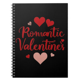 Minimaal Valentijnsdag Liefdestypografieontwerp | Notitieboek
