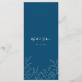 Minimaal Verlaat Chinees Huwelijksmenu in het Enge Menu (Achterkant)