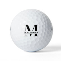 Minimaal Vet Monogram met naam