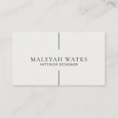 Minimaal Visitekaartje (Voorkant)