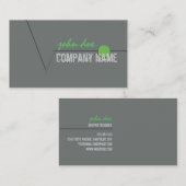 Minimaal visitekaartje met twee zijkanten (Voorkant / Achterkant)