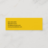 Minimaal Visitekaartje van de Mini van de Ontwikke (Achterkant)