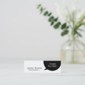 Minimaal Visitekaartje van de Mini van de Ontwikke (Staand voorkant)