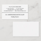 Minimaal, Visitekaartje voor zorgverleners (Voorkant / Achterkant)