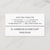 Minimaal, Visitekaartje voor zorgverleners (Voorkant)