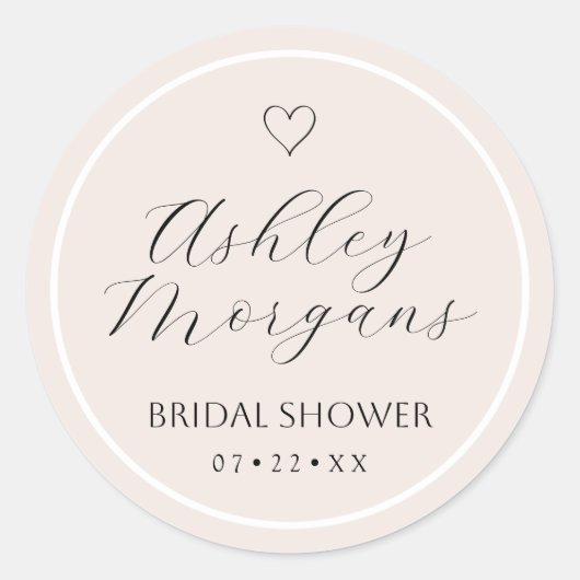 Minimaal Vrijgezellenfeest geeft de voorkeur aan S Ronde Sticker (Voorkant)