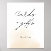 Minimaal Vrijgezellenfeest Kaarten en geschenken t Poster (Voorkant)