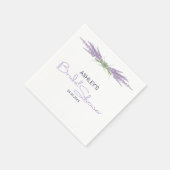 Minimaal Vrijgezellenfeest lavender Flower Bunles Servet (Hoek)