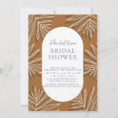 Minimaal Vrijgezellenfeest Tekstscript Boho Kaart (Voorkant)