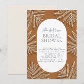 Minimaal Vrijgezellenfeest Tekstscript Boho Kaart (Voorkant / Achterkant)