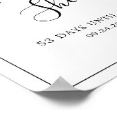 Minimaal Vrijgezellenfeest Welkom Poster (Hoek)