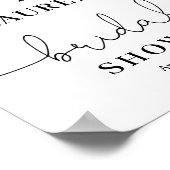 Minimaal Vrijgezellenfeest welkomstteken Poster (Hoek)