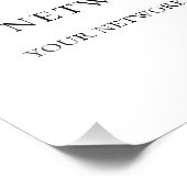 Minimaal wachtwoord voor kalligrafie WiFi Foto Afdruk (Hoek)