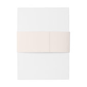 Minimaal warm-beige uitnodigingen wikkel (Achterkant Voorbeeld)