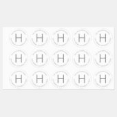 Minimaal waterdicht Matig Wit en Grijs Labels (Vel)