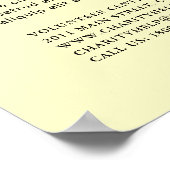 Minimaal We hebben je hulp nodig Charity Vrijwilli Poster (Hoek)