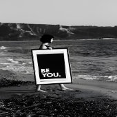 Minimaal | Wees jezelf gewaagd Briefkaart